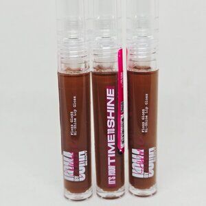 Lot of 3 New Sealed Uoma Beauty by Sharon C Hi-Shine Lip Gloss Color is "Edible"